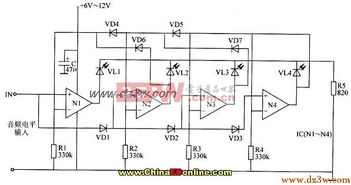 基于LM324的LED電平指示器電路設(shè)計與軟件開發(fā)